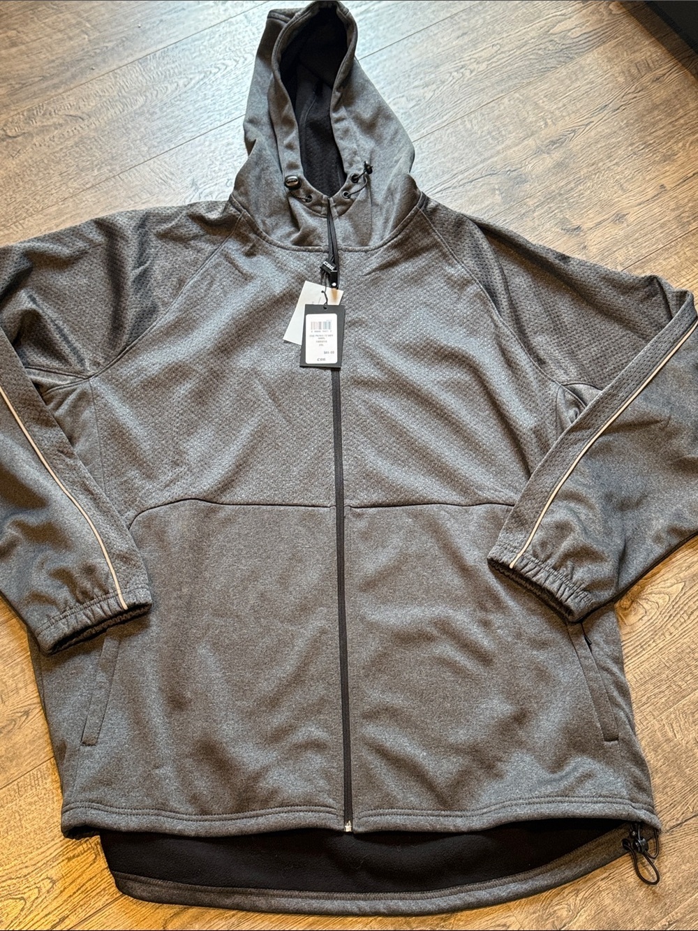 CSG Pierce Collection Men’s 3XL Gray Hoodie New With Tags